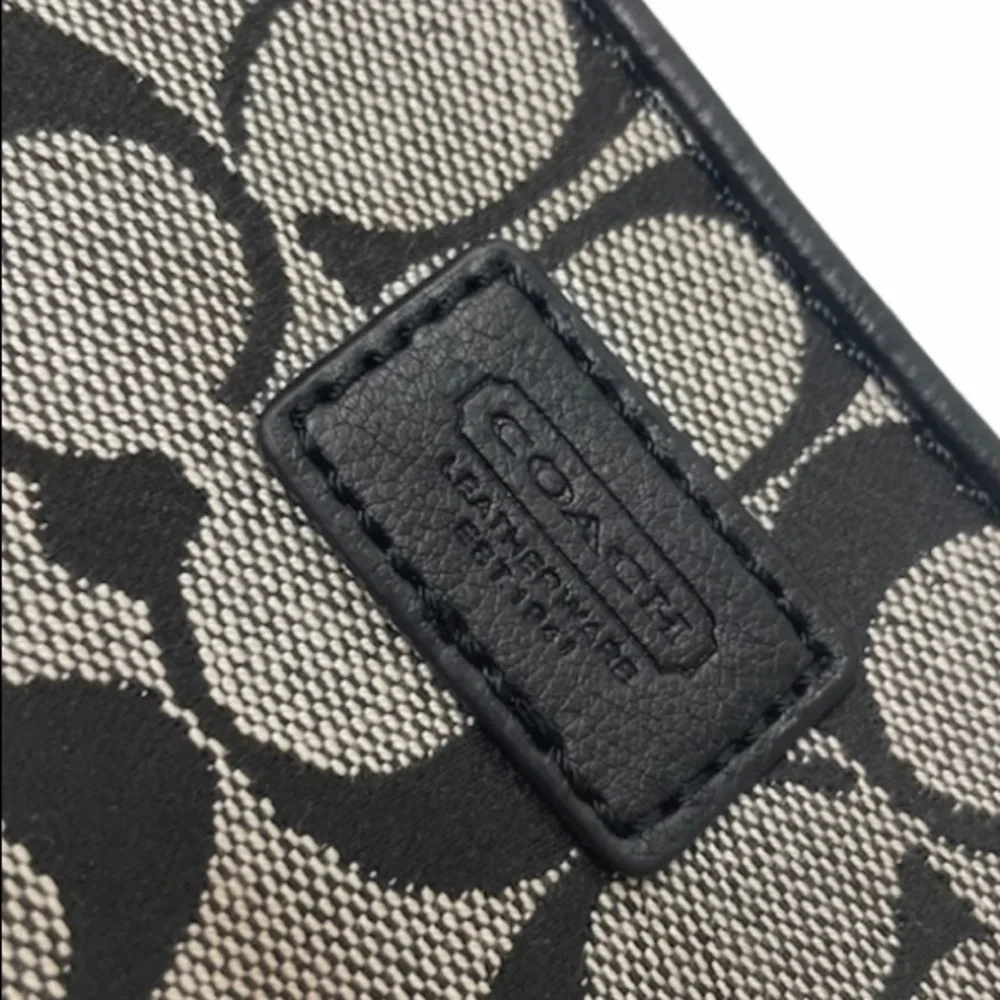Coach black wristlet